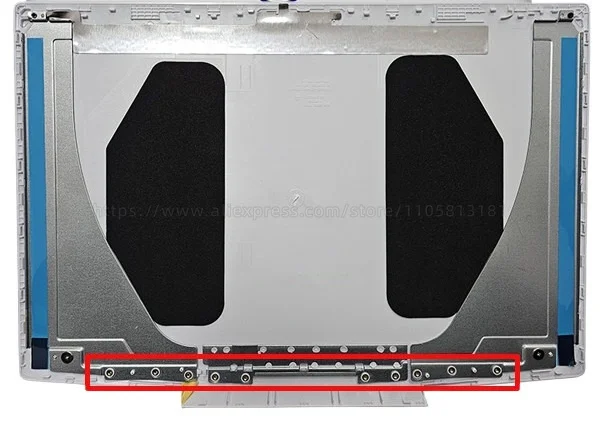 For Dell G3 3500 3590 LCD Back Cover Top Case with Antenna Hinge 0747KP Laptop Upper Shell Replacement Part