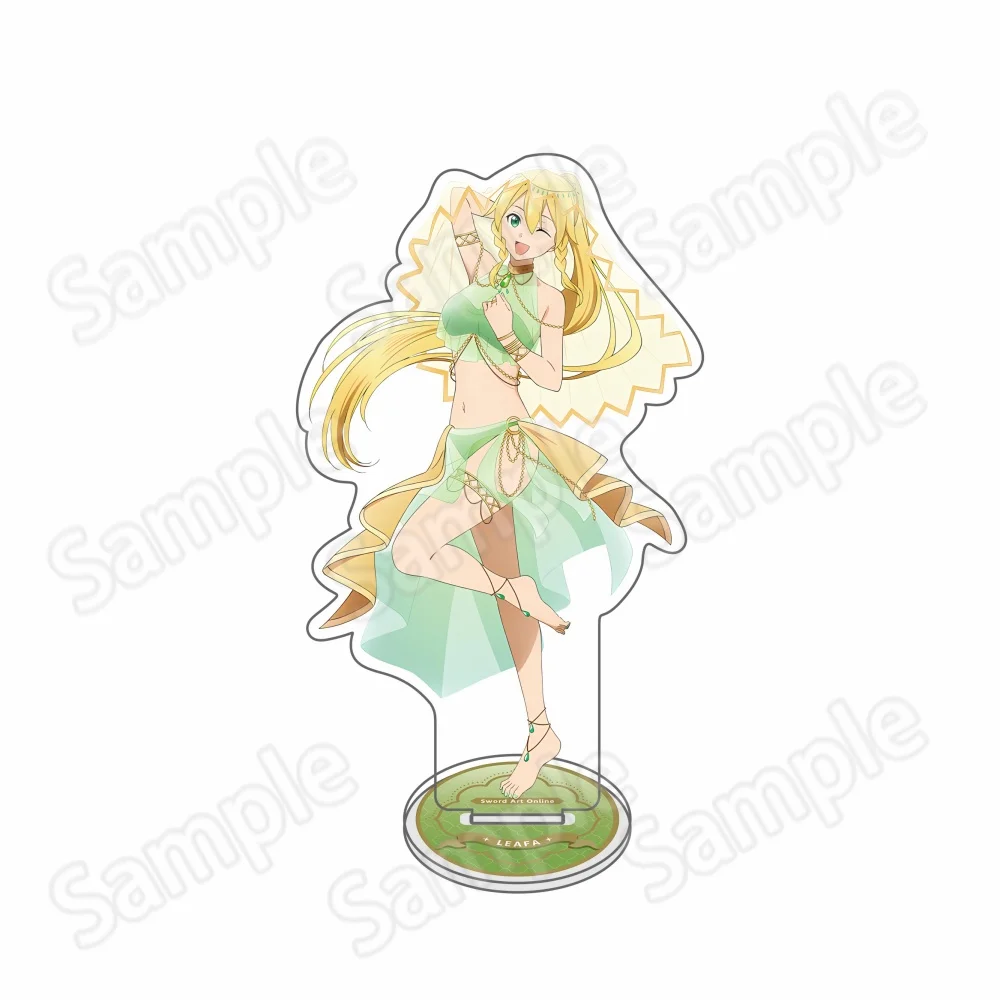 Anime Sword Art Online New 15CM Asuna Silica Acrylic Figure Stand keychain Model  Birthday Gift Ornament keychain Festival