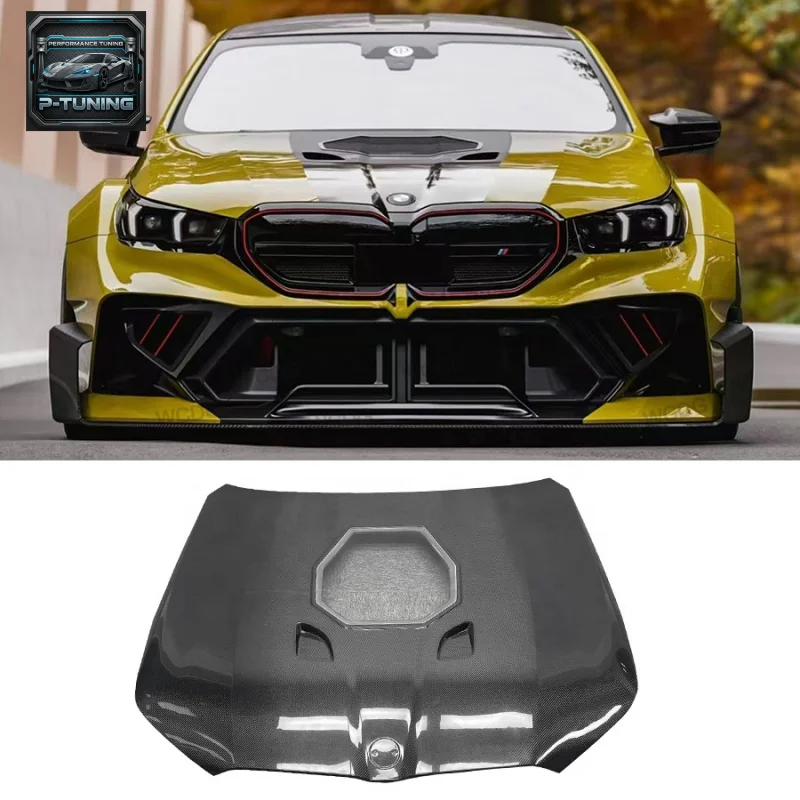 

High Quality New Carbon Fiber Front Hood for BMW 5 Series G60 G68 M5 G90 Includes Front Engine Hood Bonnet Cover Car Bodykit