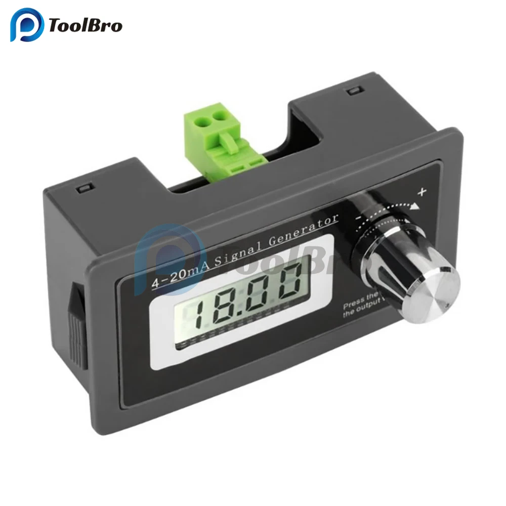 Led Gerador de Sinal Digital Laço Atual Painel Montado Suporte de Transdutor 20ma