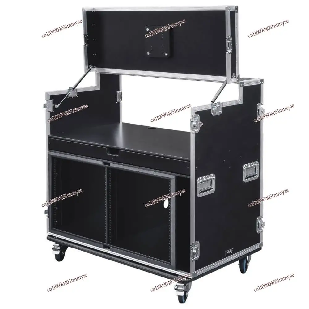 Customized air case cabinet double-layer 16u audio light display chassis
