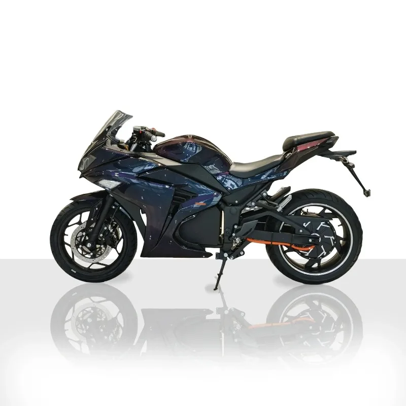 Moto électrique sans balais pour adultes, moto tout-terrain, vélo de course, haute vitesse, légal, rue, 130 km/h