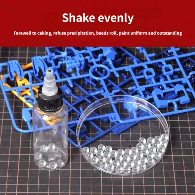 Pack Of 50 Paint Mixing Ball Glass Beads For Paint And Art Project Smoothly Surfaces For Even Paint Agitator Blending A2UB