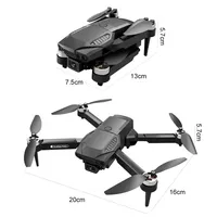 HOT F198PRO Drone Professional Dual Camera 1080P WIFI FPV High Definition Aerial Photography Wide Angle Brushless