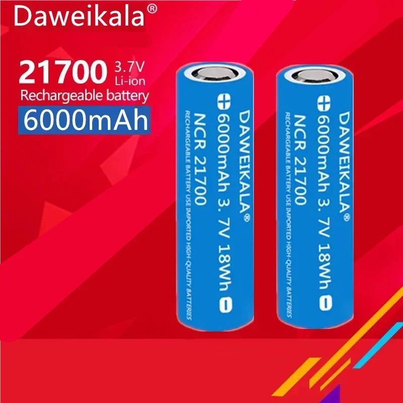 

1-20pcs Daweikala Lii-50E 21700 5000mah Rechargeable Battery 3.7V 5C discharge High Power batteries For High-power Appliances