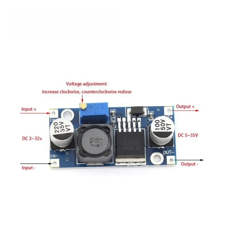 1-10PCS XL6009/LM2577 DC-DC Booster module Power Supply module output is adjustable Super step-up Module diy kit electronics