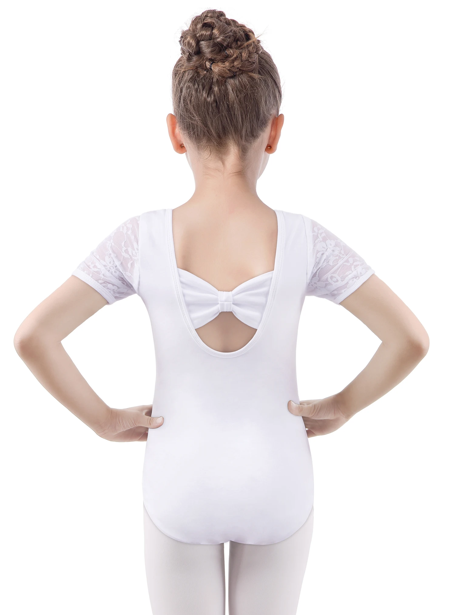 Meisjes Ballet Maillots Kant Dans Turnpakje voor Kinderen Stage Performance Holle Rug Danskleding voor Kinderen
