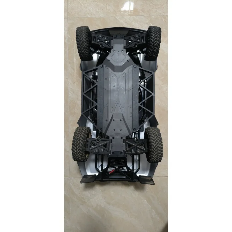 YK 8081 DF8 1/8 RC Desert Buggy Front Bumper Mount & Side Impact Guard Bracket Simulation Grille, Protective Upgrade Parts