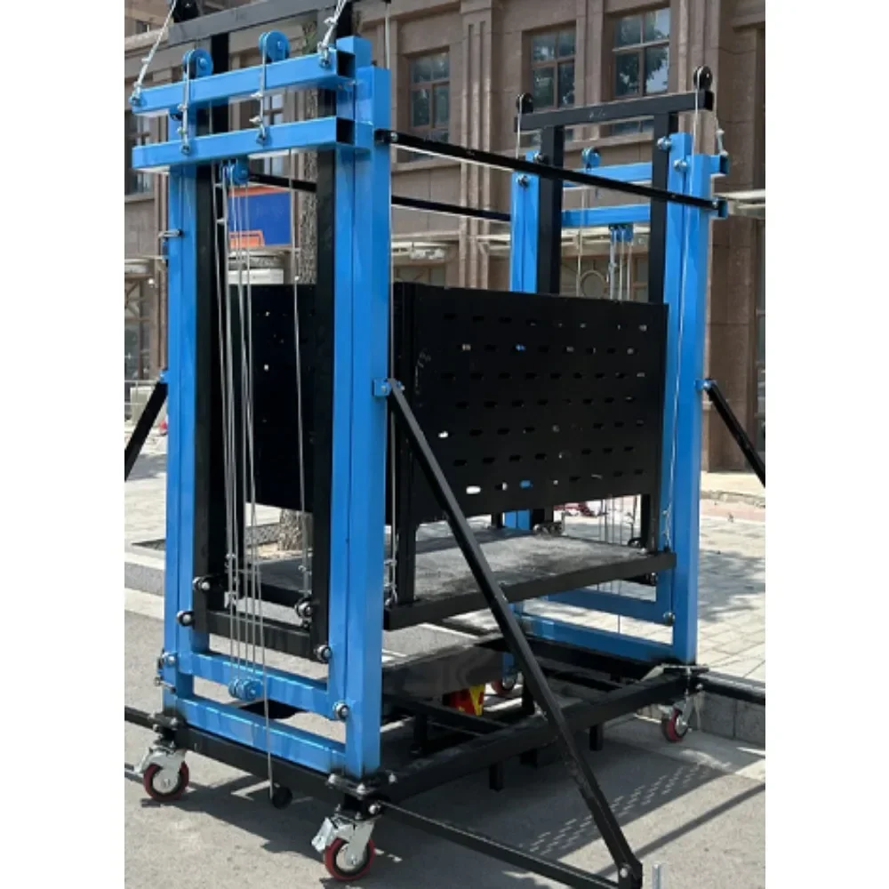 Mobile electric scaffolding lifting platform hoist automatic remote control