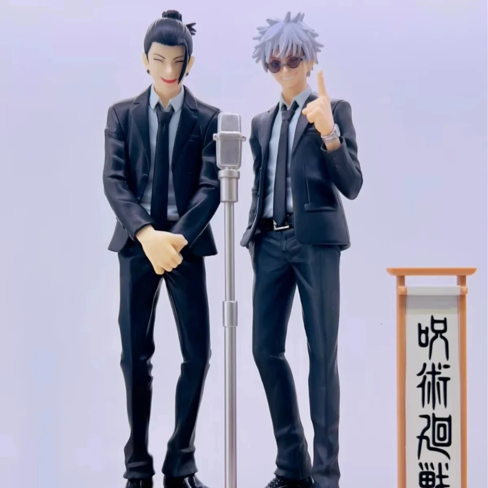 

18CM Anime Jujutsu Kaisen Dai 2 Ki Getou Suguru Figure Suit Gojou Satori Figure Saikyou no Futari Model Toy Toys Action Figure