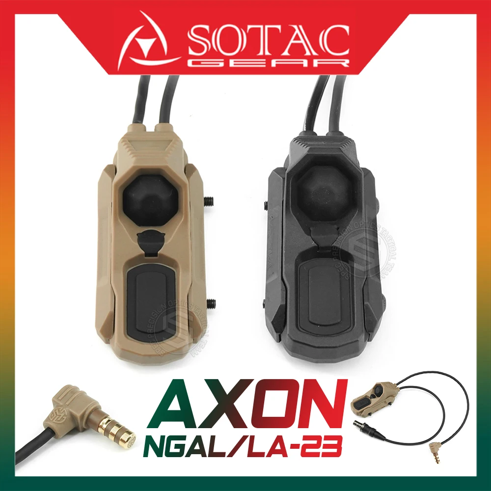 

2024 новый модернизированный SOMOGEAR Tactical AXON SYNC Dual Switch NGAL LA-23 SF фонарик разъем 7 "14" кабель с Picatinny MLOK Airsoft