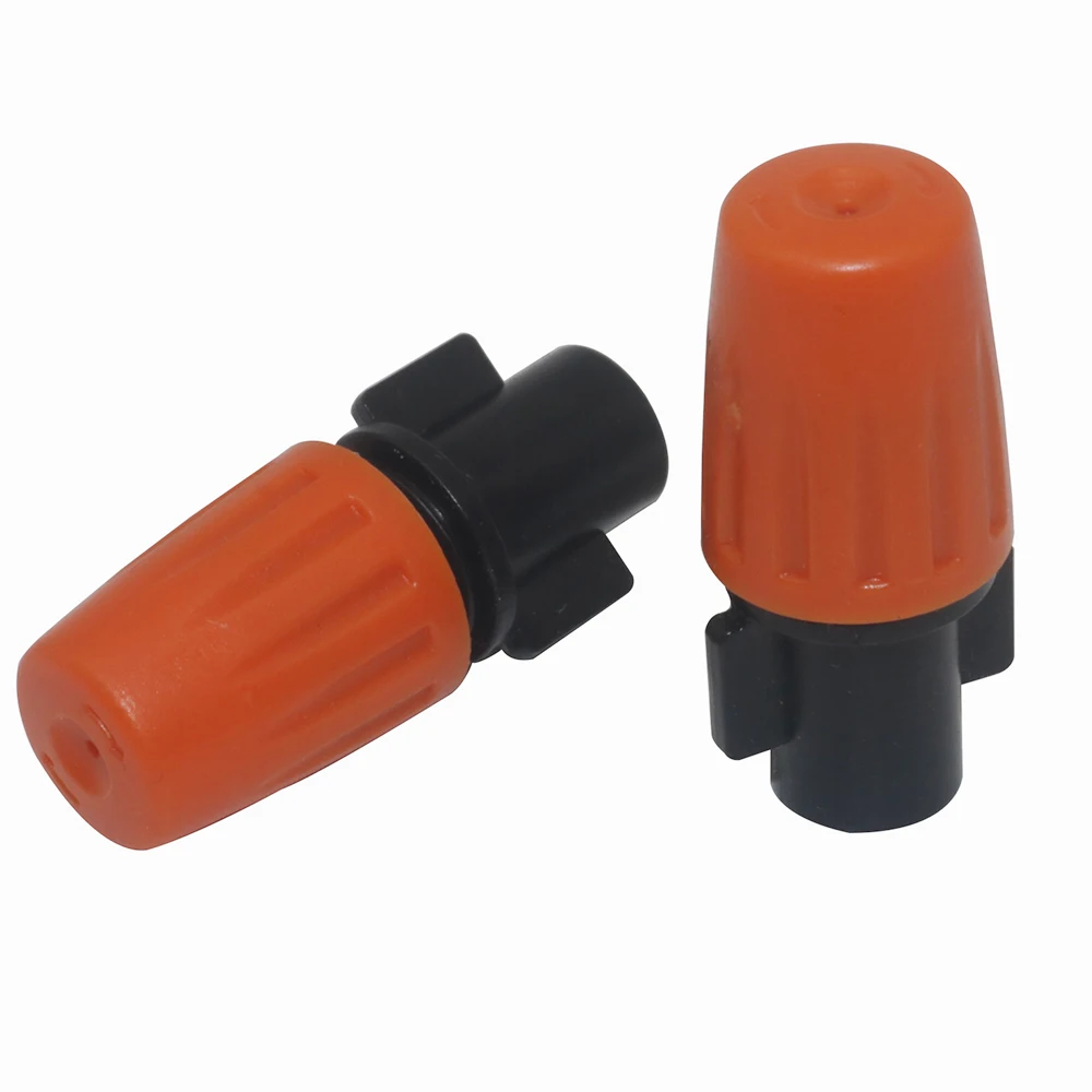 10Pcs Garden Greenhouse Atomization Irrigation System Way Adjustable Brass Plastic Sprayer Kit Humidification Cooling Dedusting