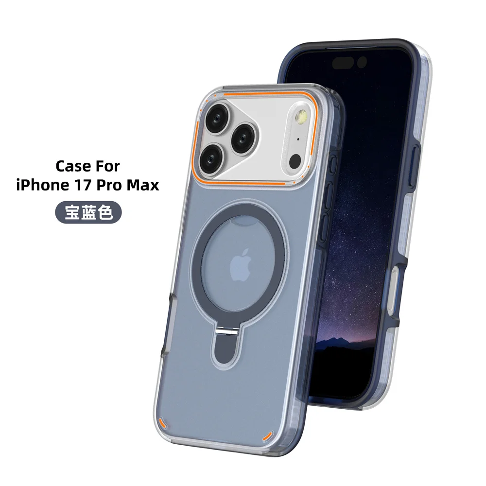 Luxuriöse Magnet-Faltbare Doppelschicht-Handyhülle für iPhone 18 17 16 15 14 13 12 Pro Max 11 Stoßfeste Schutzhülle – Detail 13