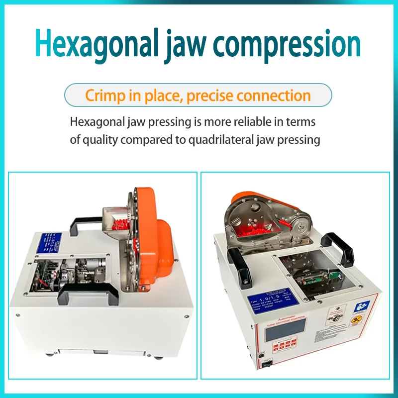 European Style Automatic Pin Terminal Crimper with Wire Stripping And Peeling for BVR Cable 0.5-2.5mm² - Wire Crimping Machine