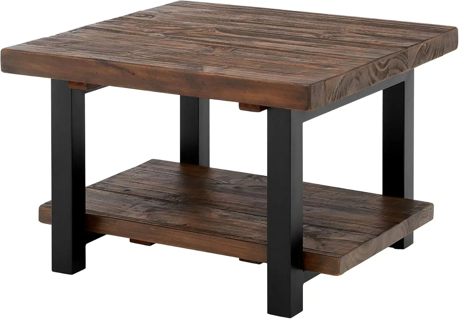 Alaterre AZMBA1320 Sonoma Rustic Natural Cube Coffee Table, Brown, 27 inch