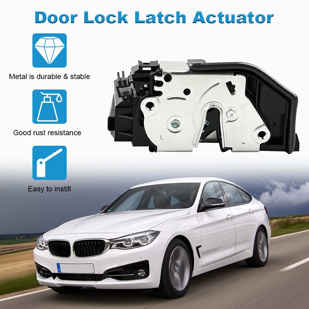 

FISHBERG 1 шт. новый передний задний левый и правый привод замка двери, защелка двигателя для BMW E60 E65 E70 E90 E92 автомобиля OEM 937824 51227202147