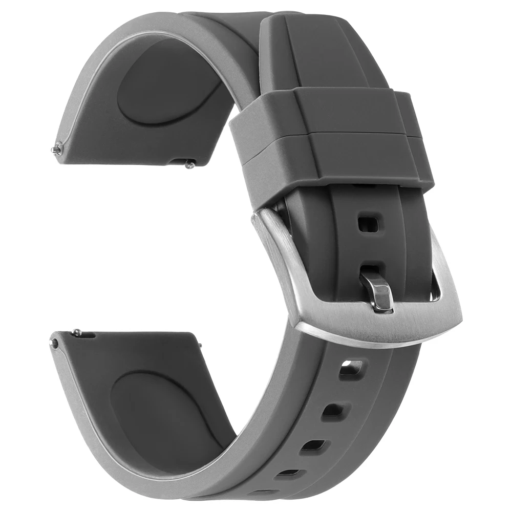 20mm 22mm Universelles wasserdichtes Gummiband für Rolex für Armani für Omega Armband Sport Silikon Uhrenarmband für Seiko Armband – Detail 28