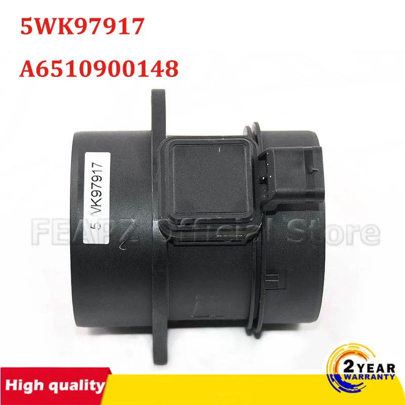 

Датчик расхода воздуха Maf 5WK97917 A 651 090 01 48 для Mercedes-benz W204 W212 X204 Sprinter 3-t 3,5-t 4,6-t 903 Viano Vito W639