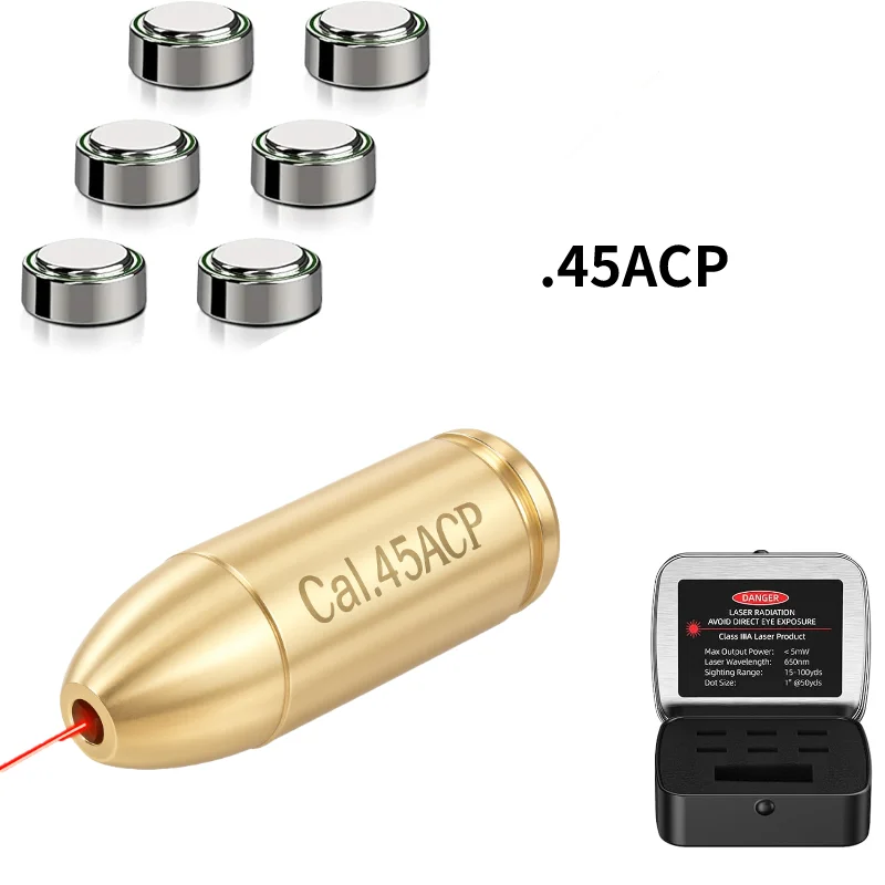 

Коллиматор красного лазерного отверстия 9 мм/223/308/45ACP/40SW/38SPL/380ACP/30-30/7.62x54/7.62x39/5.45x39/22-250/.223