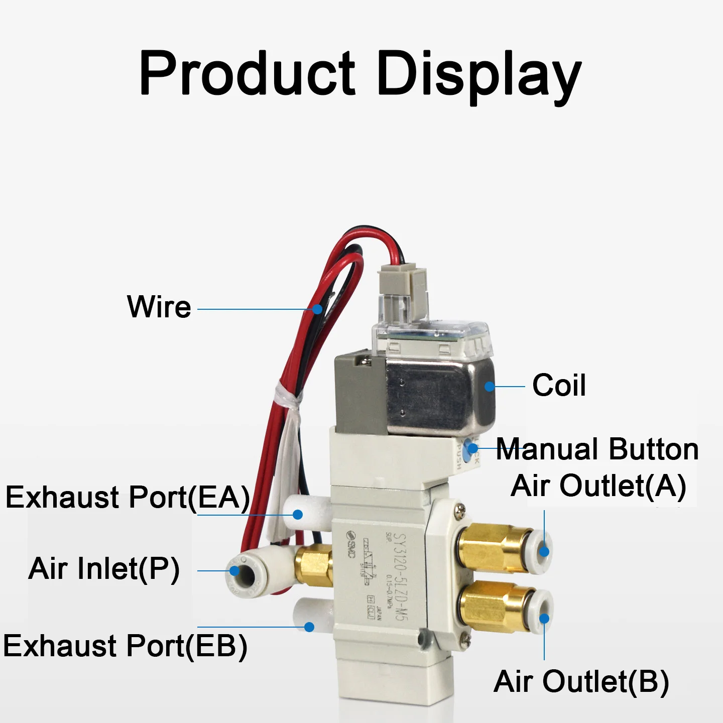 

SY7120 Series Solenoid Valve Stations SMC type SY7120-3LZD-02 SY7120-4LZD-02 SY7120-5LZD-02 SY7120-6LZD-02