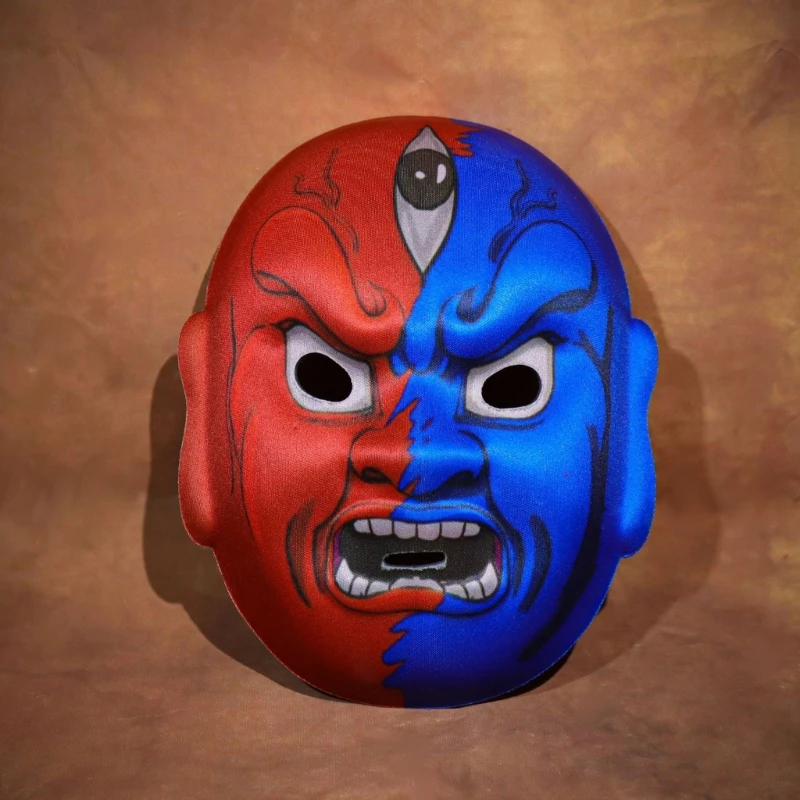 قناع إيفا لكامل الوجه للأزياء الصينية، تصميم مريح، غطاء وجه قابل للتنفس للارتداء لفترة طويلة في الإنتاج المسرحي #2