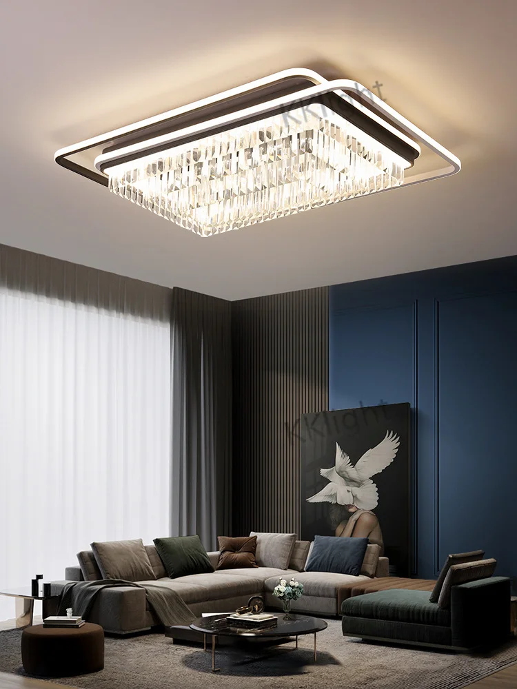 Modern Living room Crystal Ceiling Lamp Luxury LED Light Fixture 2023 New Design Restaurant Bedroom Decor Lamps Hanging Lighting