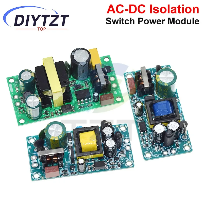 AC-DC 5 فولت 2A 10 واط/12 فولت 1A 12 واط/12 فولت 2A أو 24 فولت 1A 24 واط تحويل التيار الكهربائي وحدة الدائرة العارية 85-264 فولت المجلس لاستبدال/إصلاح