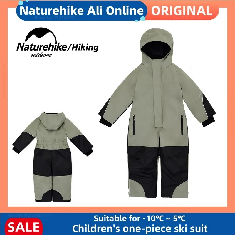 

Naturehike Kids Ski Jacket Warm Waterproof Children Ski Jumpsuit Winter Snowboard Jacket Boys And Girls Outdoor Snow Pants Suits