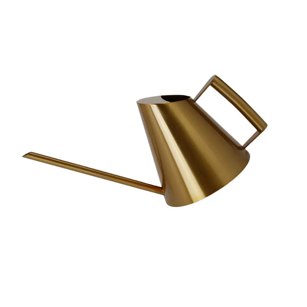 900Ml Stainless Steel Watering Can Long Pour Spout Gardening Tool for Succulent Plants Indoor Outdoor Corrosion Resistant