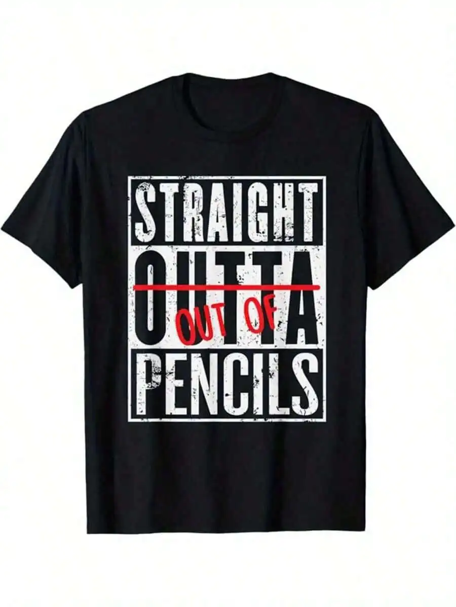 Funny English Teacher Graphic T-Shirt 100% Cotton Crew Neck Retro Vintage Soft Back To School Casual S-XXXL