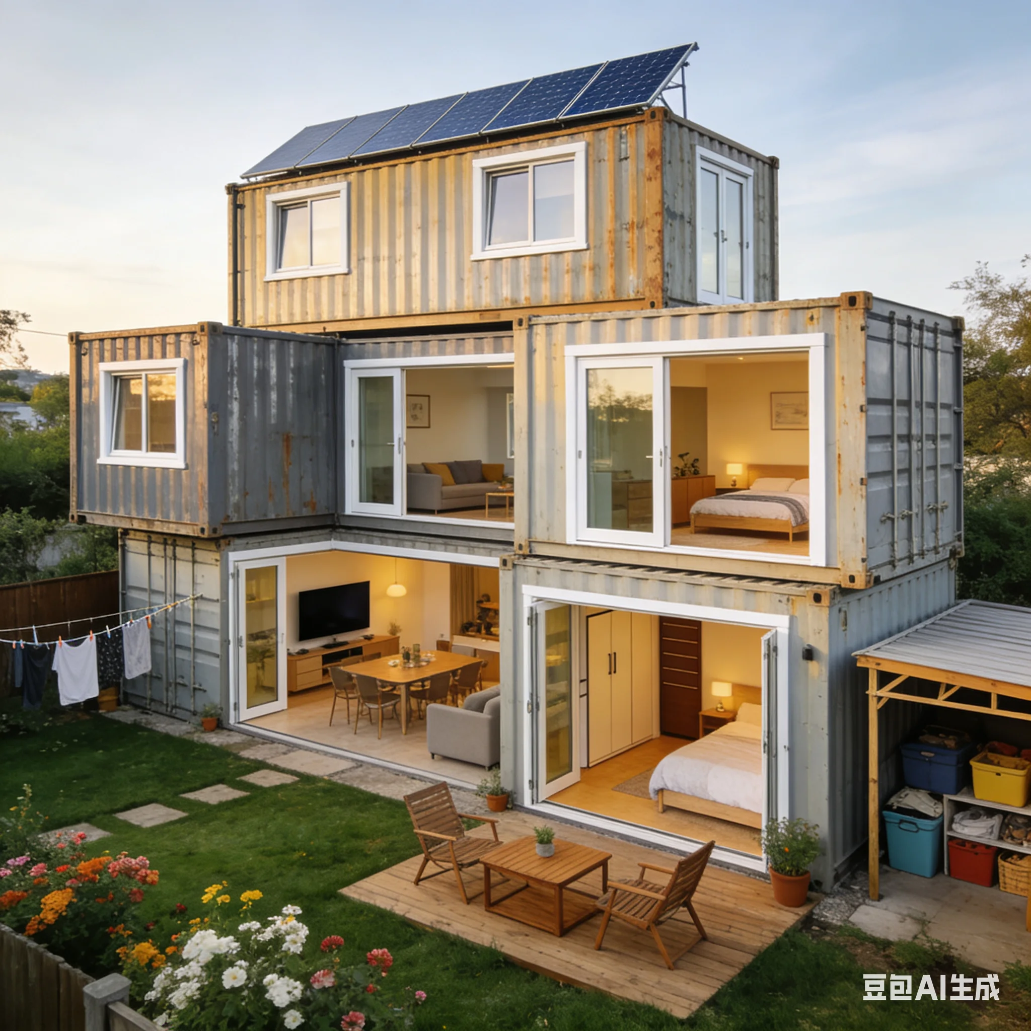 Top Selling Z Type Folding Container House Prefab Home Casa Prefabricada Portable Home Prefab House Folding Container House