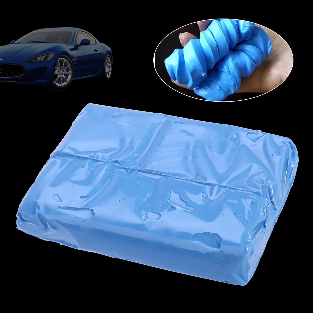 Auto Clay Bar Reiniging Klei Detaillering Clay Cleaner (Blauw) Auto Clay Bar