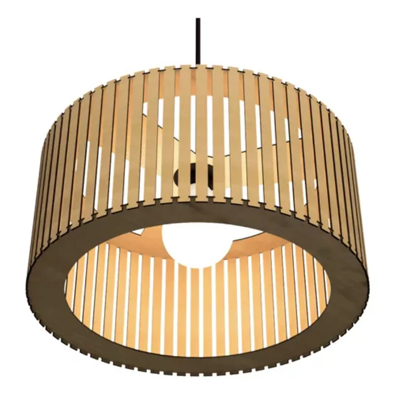 Pendant Lamp Berlin Ripped Model - Color Mdf Cru Ceiling Lamps