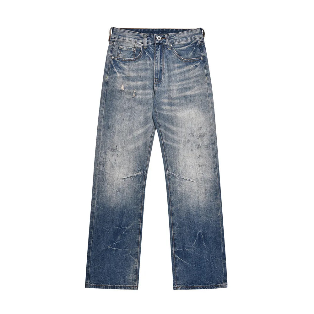 Denim Jeans Women Men Custom Wholesale Stretch Casual Pants Spring Summer Matching Set