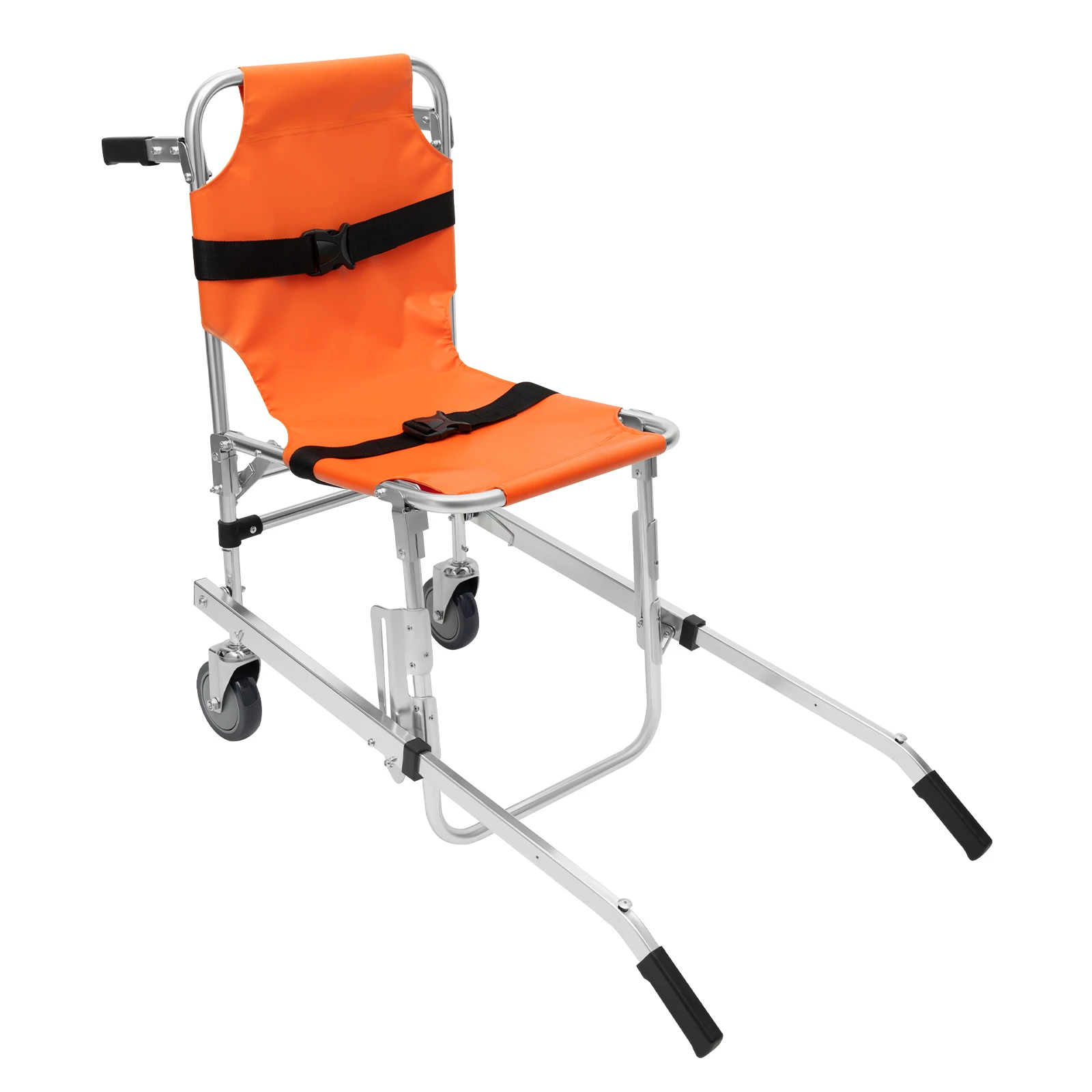Stair Chair Transfer Wheelchair Lift Assist Device for Patient Evacuation Foldable Transport with 2 Wheel