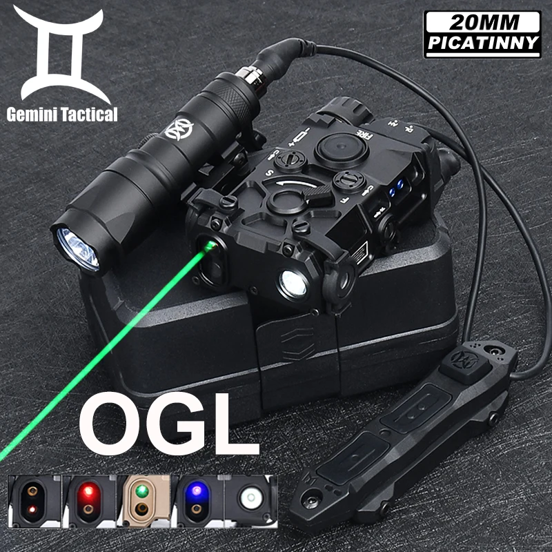 

Tactical Metal Eotec OGL IR Sight Red Green Blue Indicator Wadsn M300A Scout Light Ogl Strobe White LED Flashlight Dual Switch