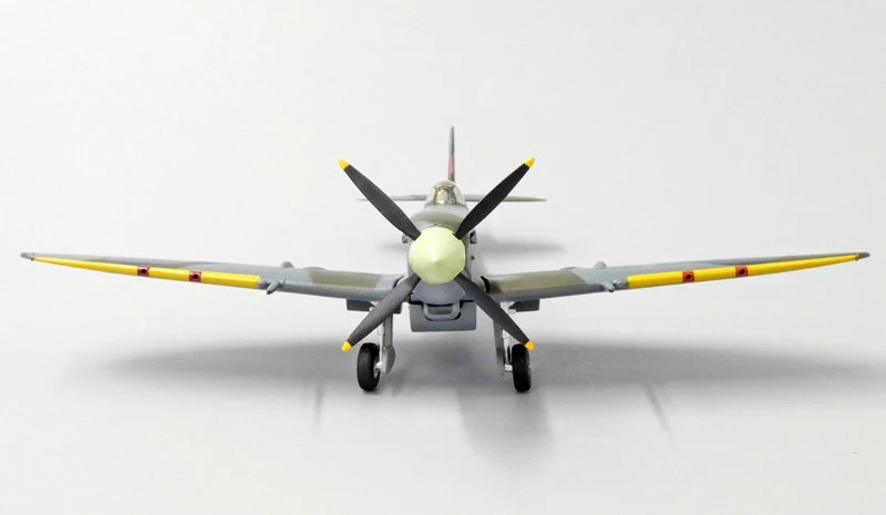 Fine – chasseur Spitfire britannique MK.IX de 1/72, modèle de chasse en alliage de l'escadron 611, modèle de collection de produits finis