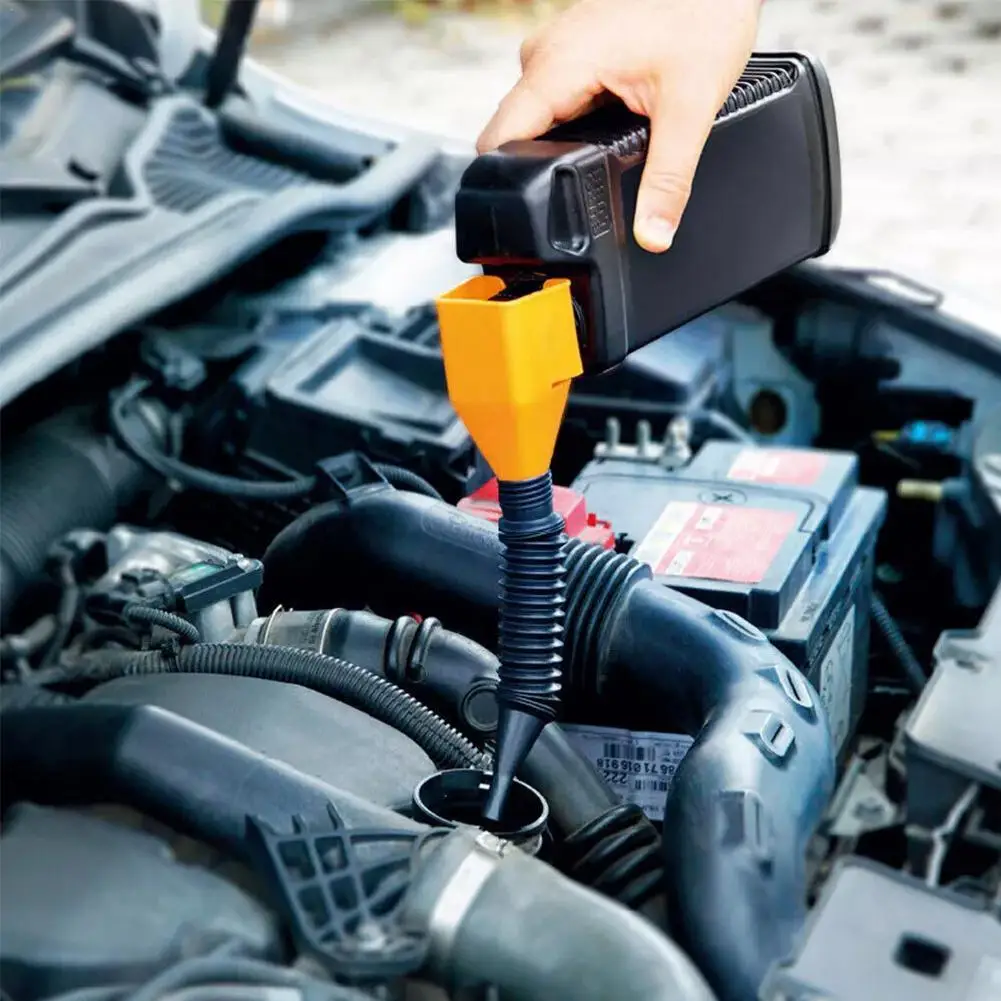 

Автомобильная воронка для заправки громкой связи, складная воронка для бензина, инструмент для воронки моторного масла, пластиковая воронка, инструмент для заправки автомобиля, мотоцикла