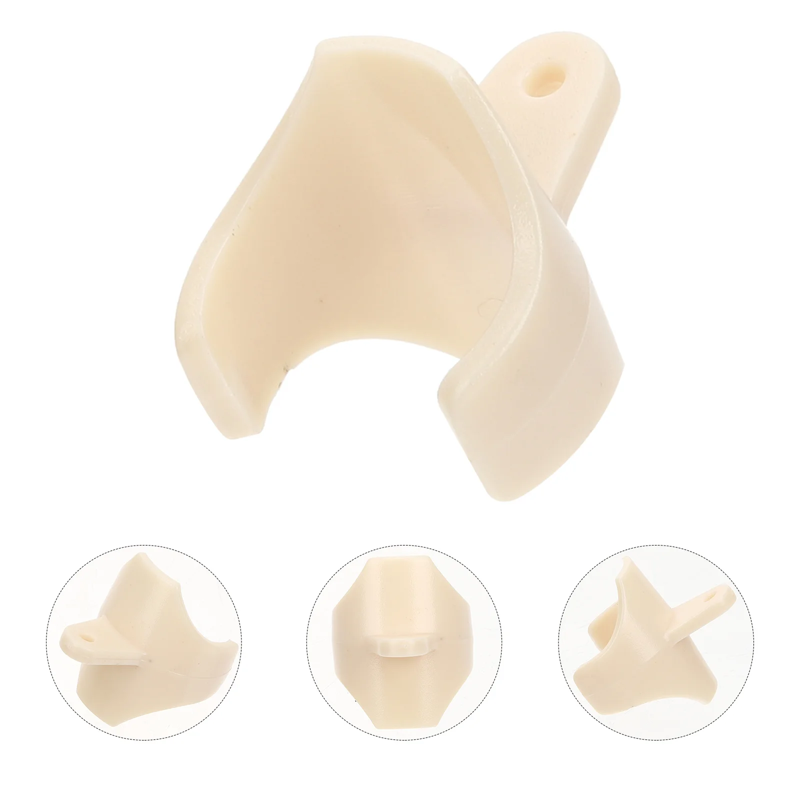 

5pcs Clarinet Finger Rest Cushion Abs Wear-Resistant Thumb Cover For Recorder, Instruments Accessory, Finger Protector Pad