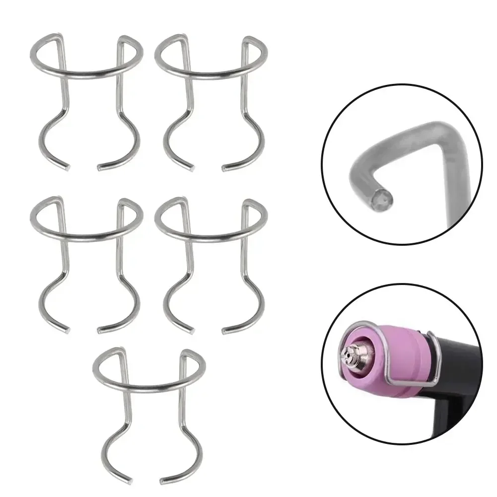 5Pcs/set Spacer Guide Kit For Air Plasma Cutter Cutting Wsd-60P Sg-55 Ag-60 Stainless Steel Spacer Guide Plasma Cutter parts