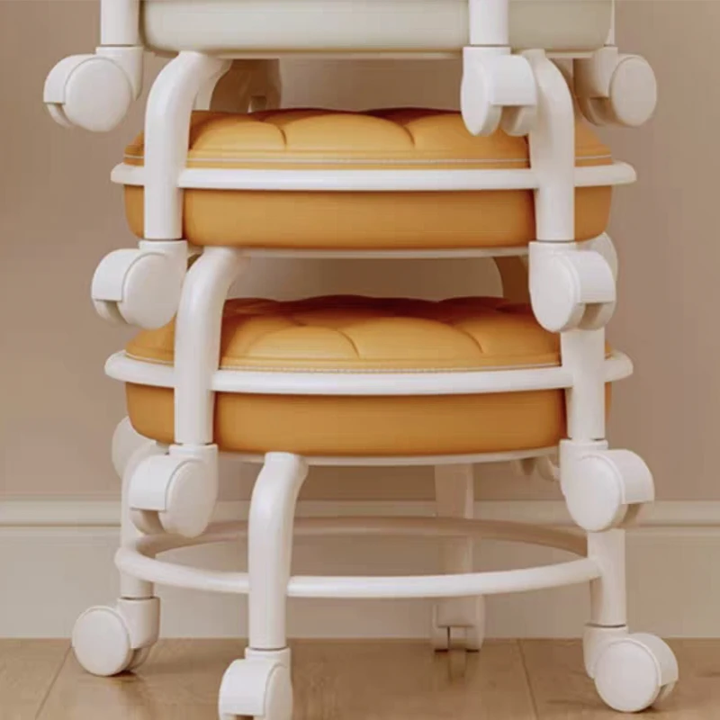 Modern  Plastic  Footstool   Living Room  Furniture Stools Industrial Style   Plastic Footstools