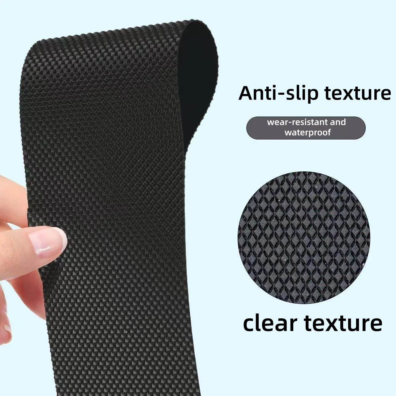 Anti Slip Tape Ground Stickers, Stairs, Bathrooms, Desktop Anti Slip Stickers, Waterproof and Anti Fall Fixing Stickers