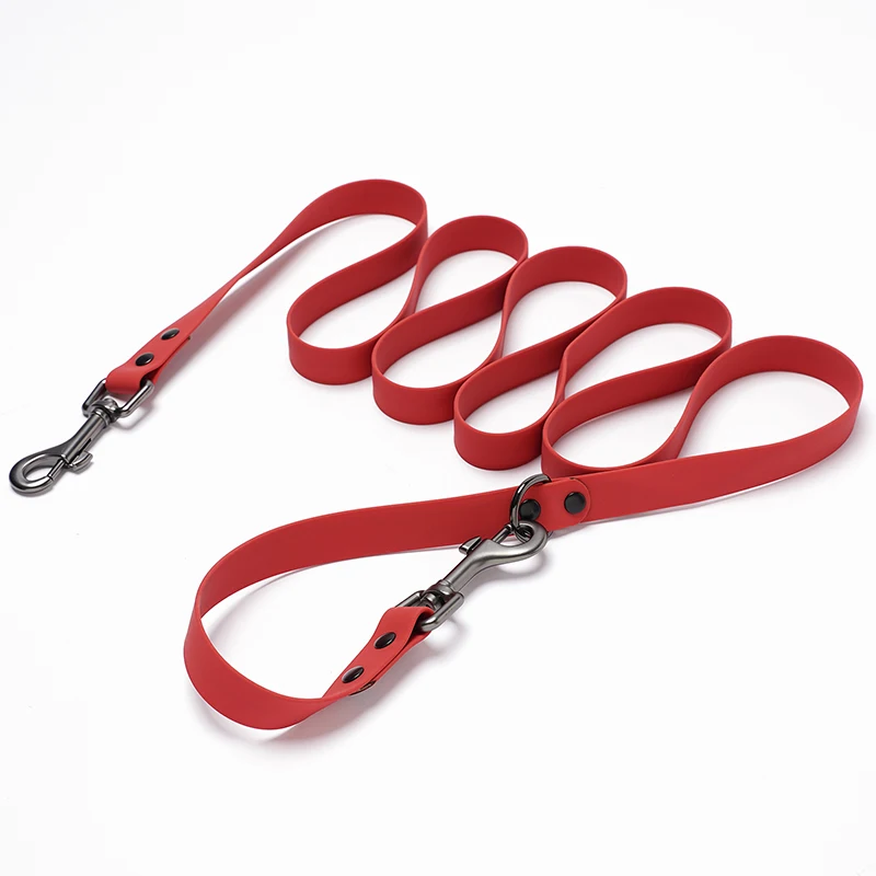 Pet Supplies guinzaglio per cani Biothane Walking Lead corda di trazione lunga in PVC per Pooch Bulldog francese aiuti per l\'addestramento e il