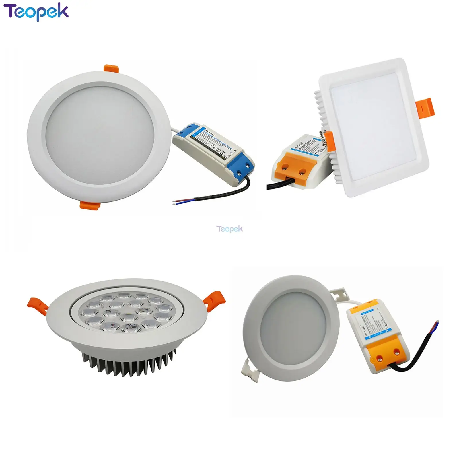 MiBoxer 6W 9W 12W 15W 18W 25W RGB+CCT led Downlight Dimmable Ceiling 110V 220V FUT062/FUT063/FUT064/FUT066/FUT068/FUT069/FUT089