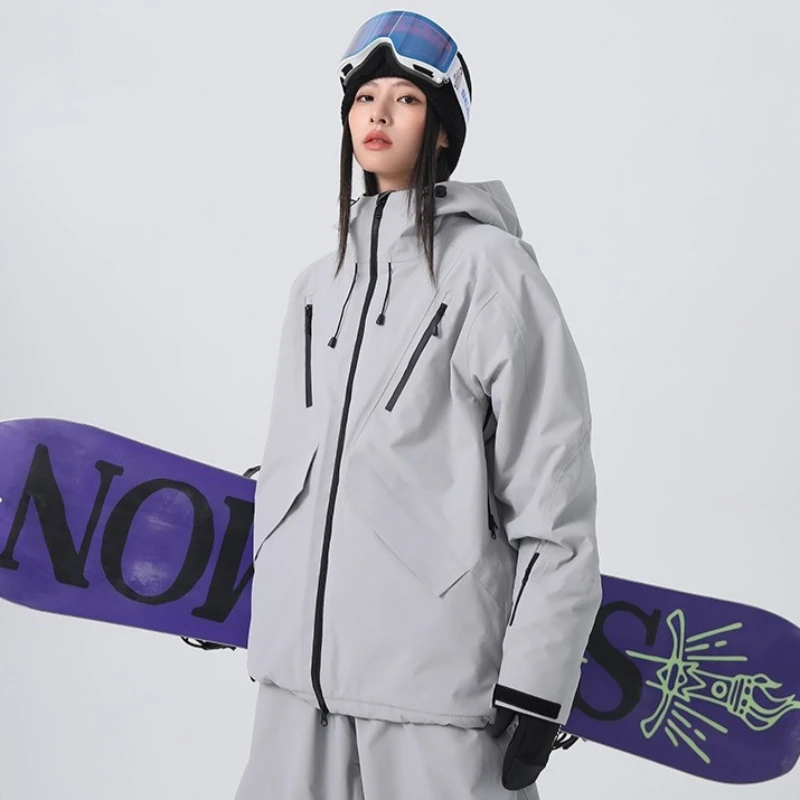 2026 New Winter Windproof Top Waterproof Outdoor Skiing Jackets Breathable Sports Women Men Solid Snowboarding Snow Ski Clothes