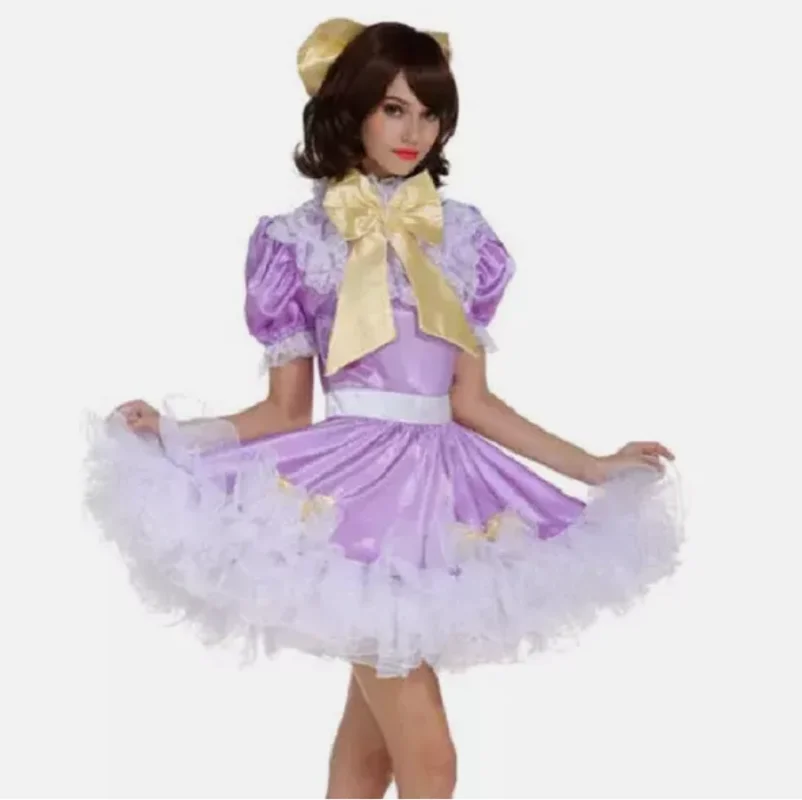 Hot selling Purple Maid Sisi Dress Customization Role playing Dress Customization