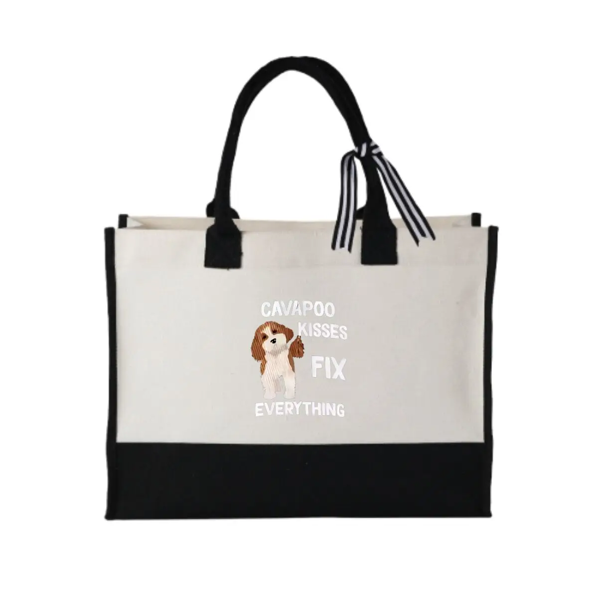 

Dog Fly Fashion Large Capacity Ladies Tote Bag Reusable Holiday Gift Gift Bag