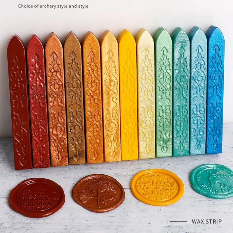 1PC Color Sealing Wax Stick DIY Vintage Stamp Seal Wax Wedding Invitation Envelope Seal Classic Gift Decoration