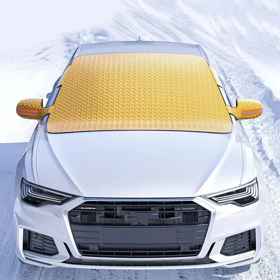 Capa Protetora de Inverno Personalizada para Para-brisa Dianteiro de Carro, Impermeável, Anti-gelo e Protetor Solar