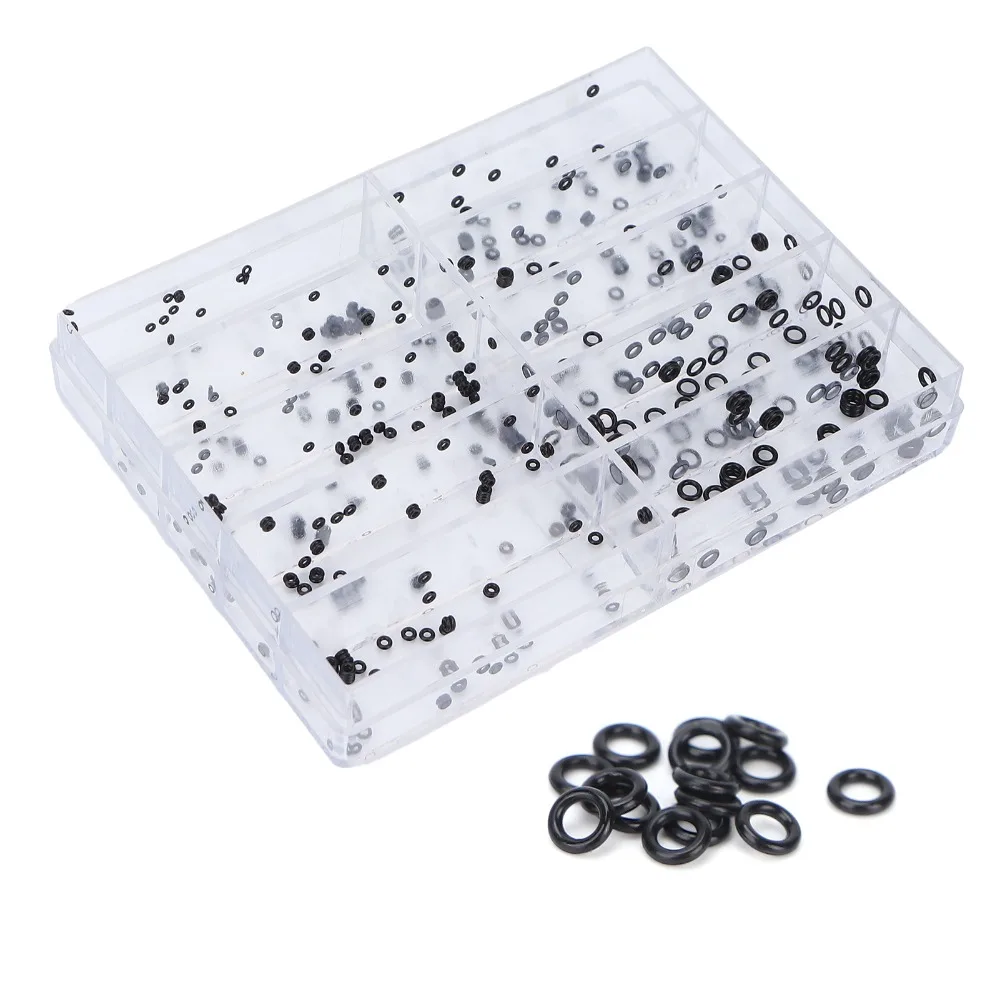 Rubber Watch Crown O-Ring Black Various Specifications Watch Repair Accessory Watch Head Waterproof Seals Timepiece Repair